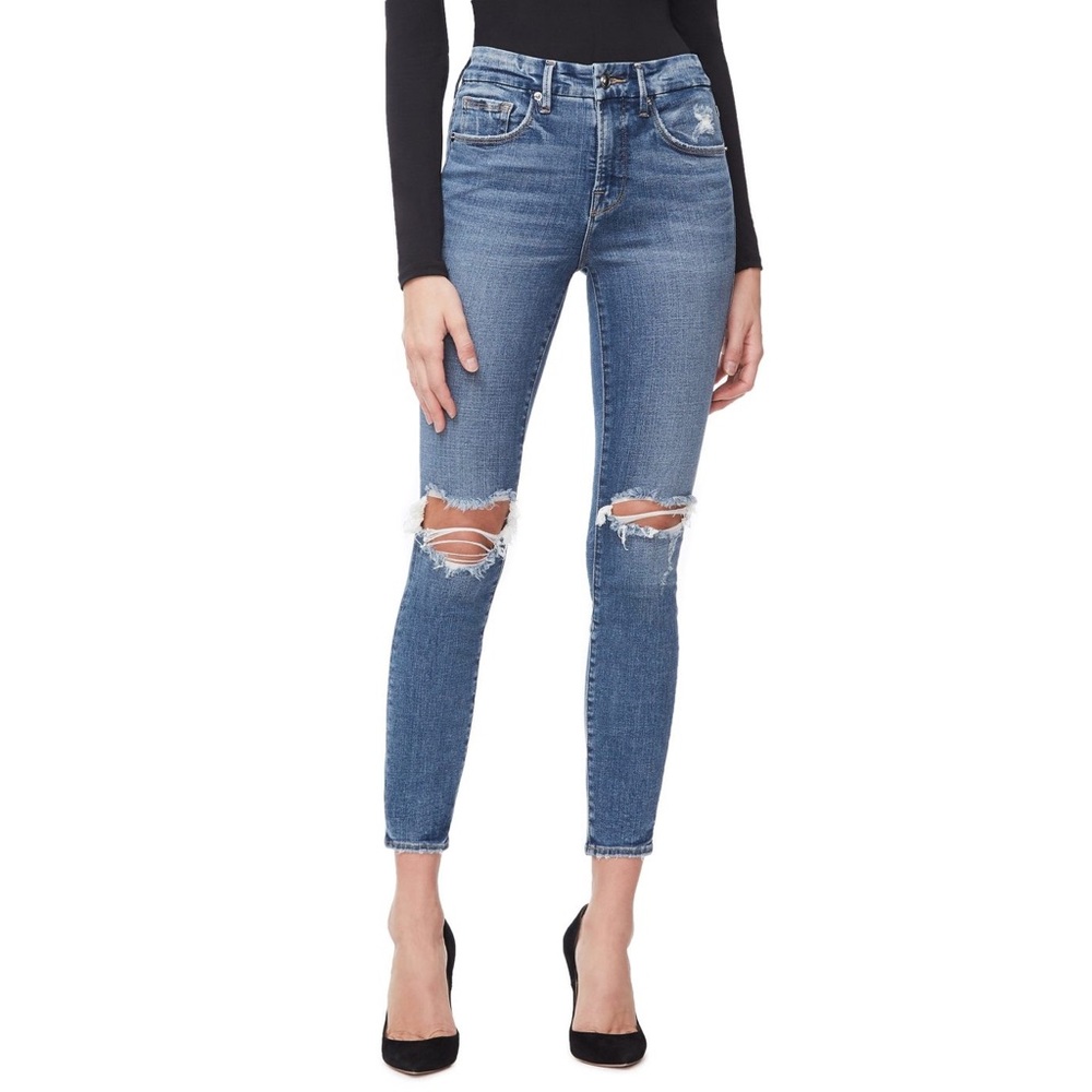 Good American Good Legs Crop Skinny Jeans